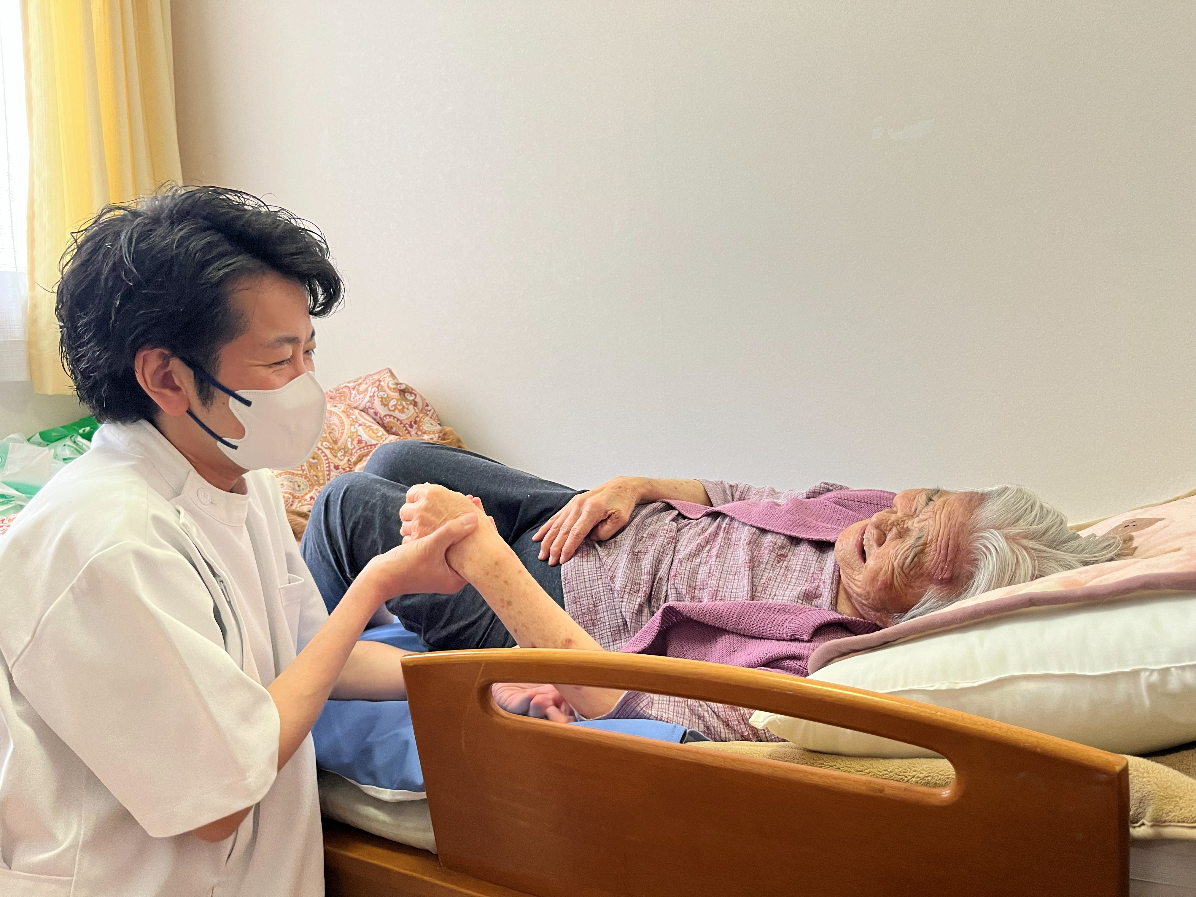川路施術中